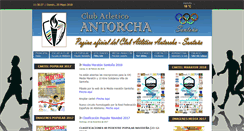 Desktop Screenshot of clubatleticoantorcha.com